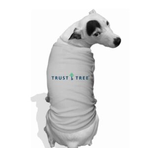 puppy in a trust tree shirt