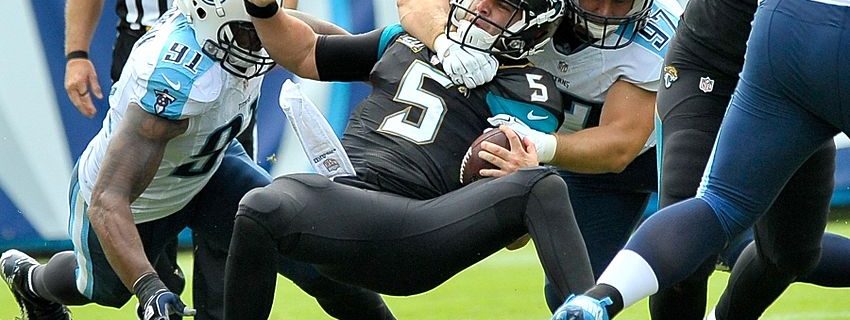 Bortles sacked