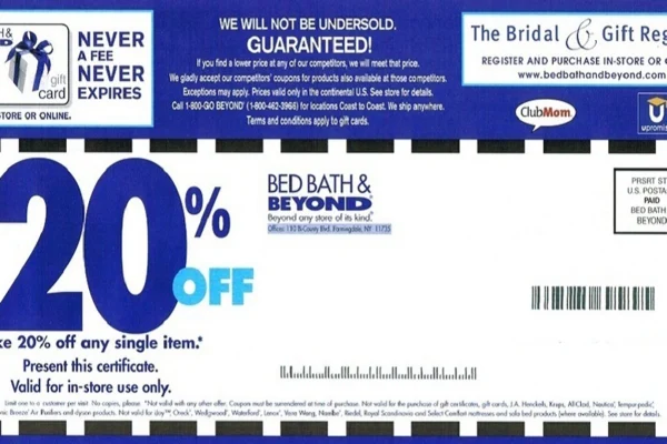 Bed Bath and Beyond coupon